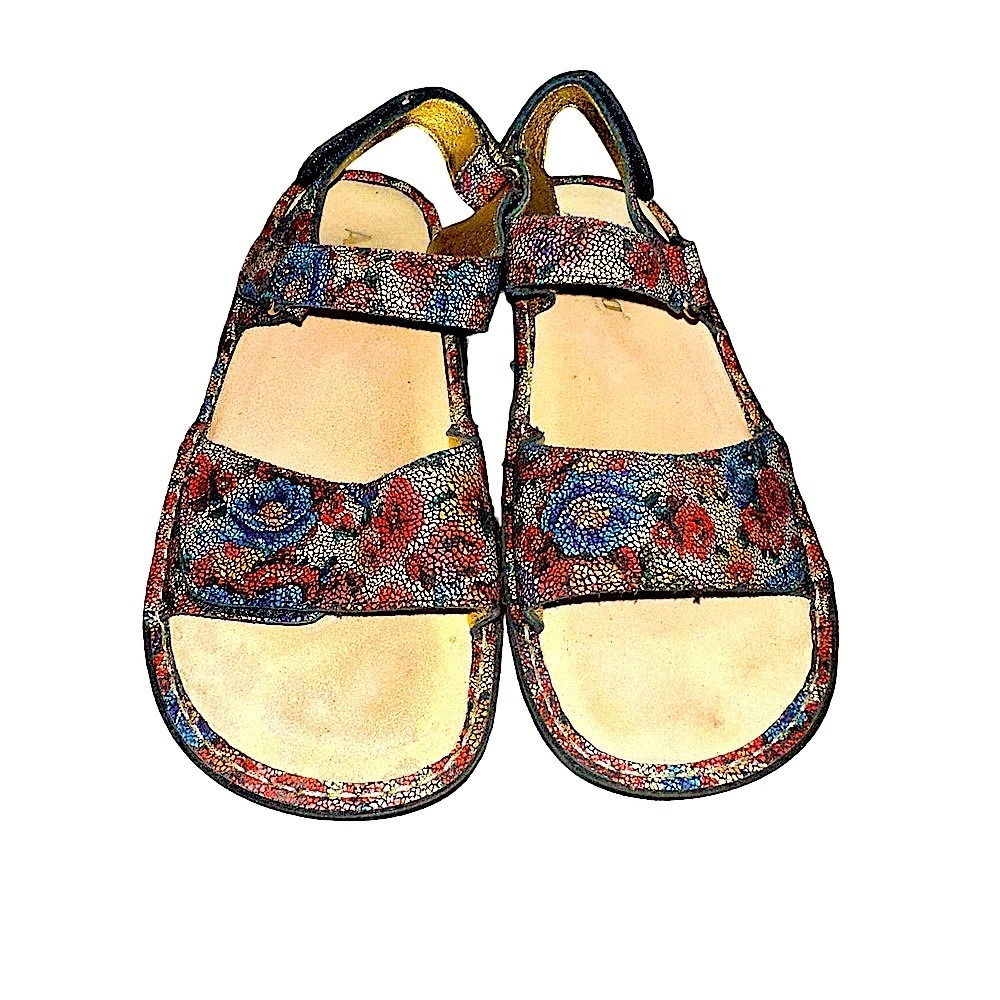 Alegria Womens Pat 489x Sweetness Floral Mosaic Comfort Sandal